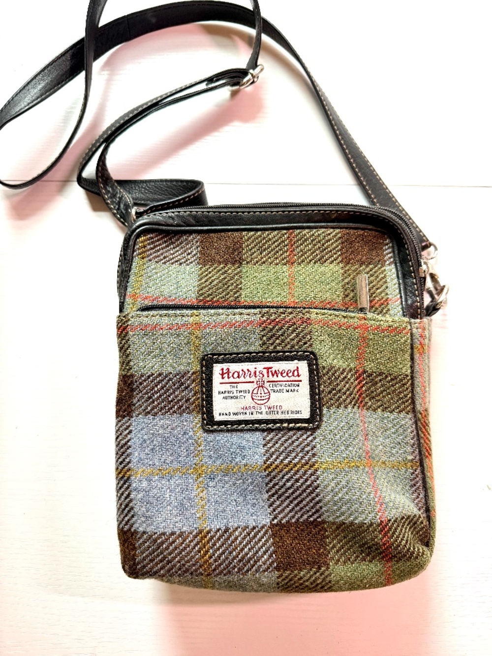 Harris Tweed MacLeod Tartan Travel Purse